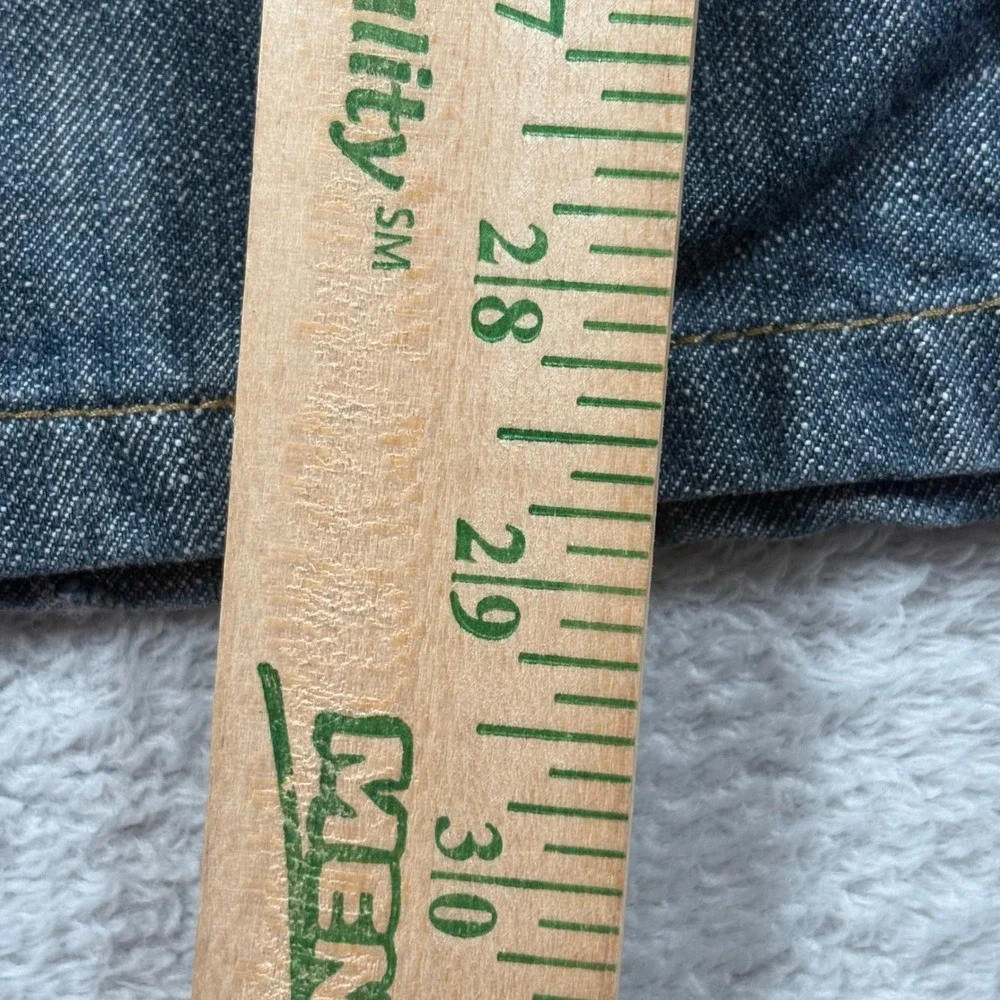Levi's 507 Slim Boot Flap Pocket Jeans Men's 36x30 100% Cotton Medium Wash